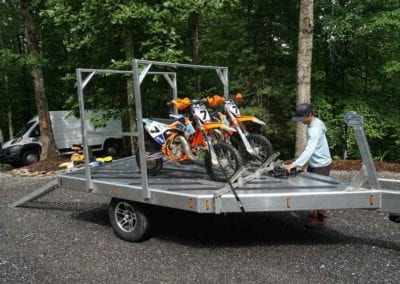 Needmore Trailers carry all your off-road Bikes